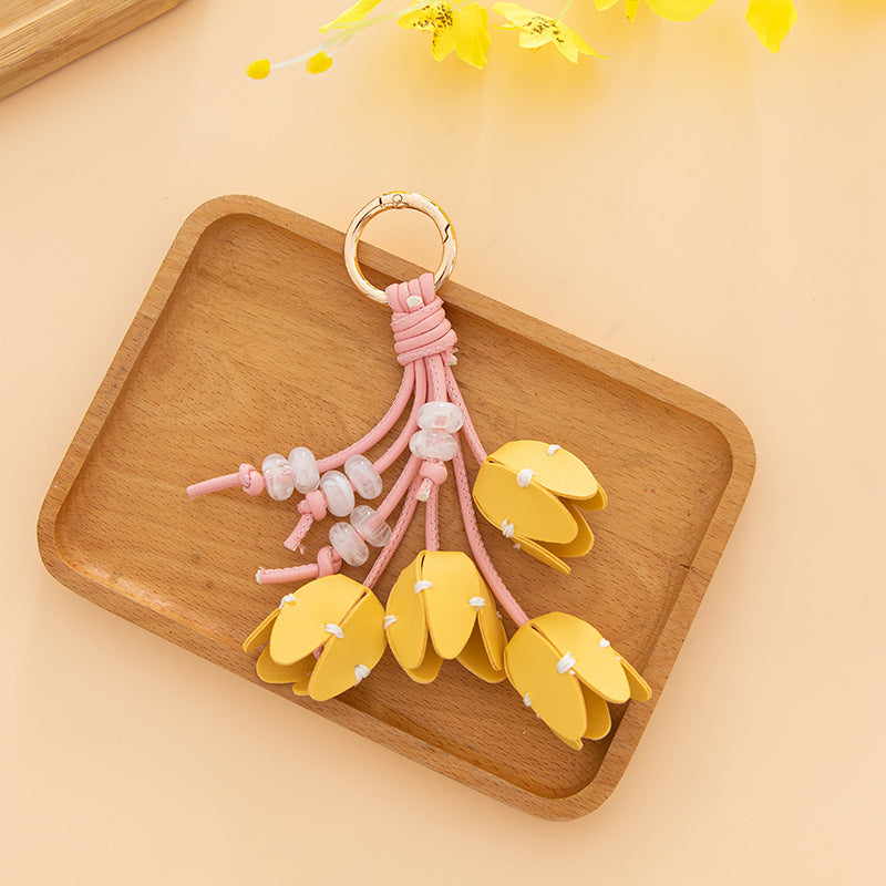 Sweet Flower Bag Charm