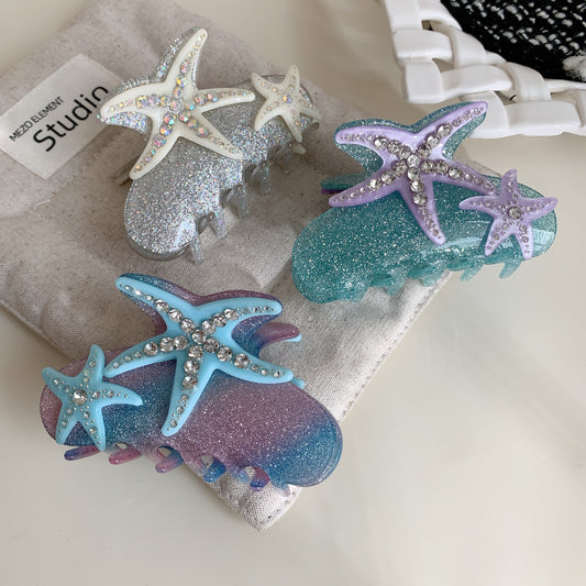 Coral Charms Claw Clip