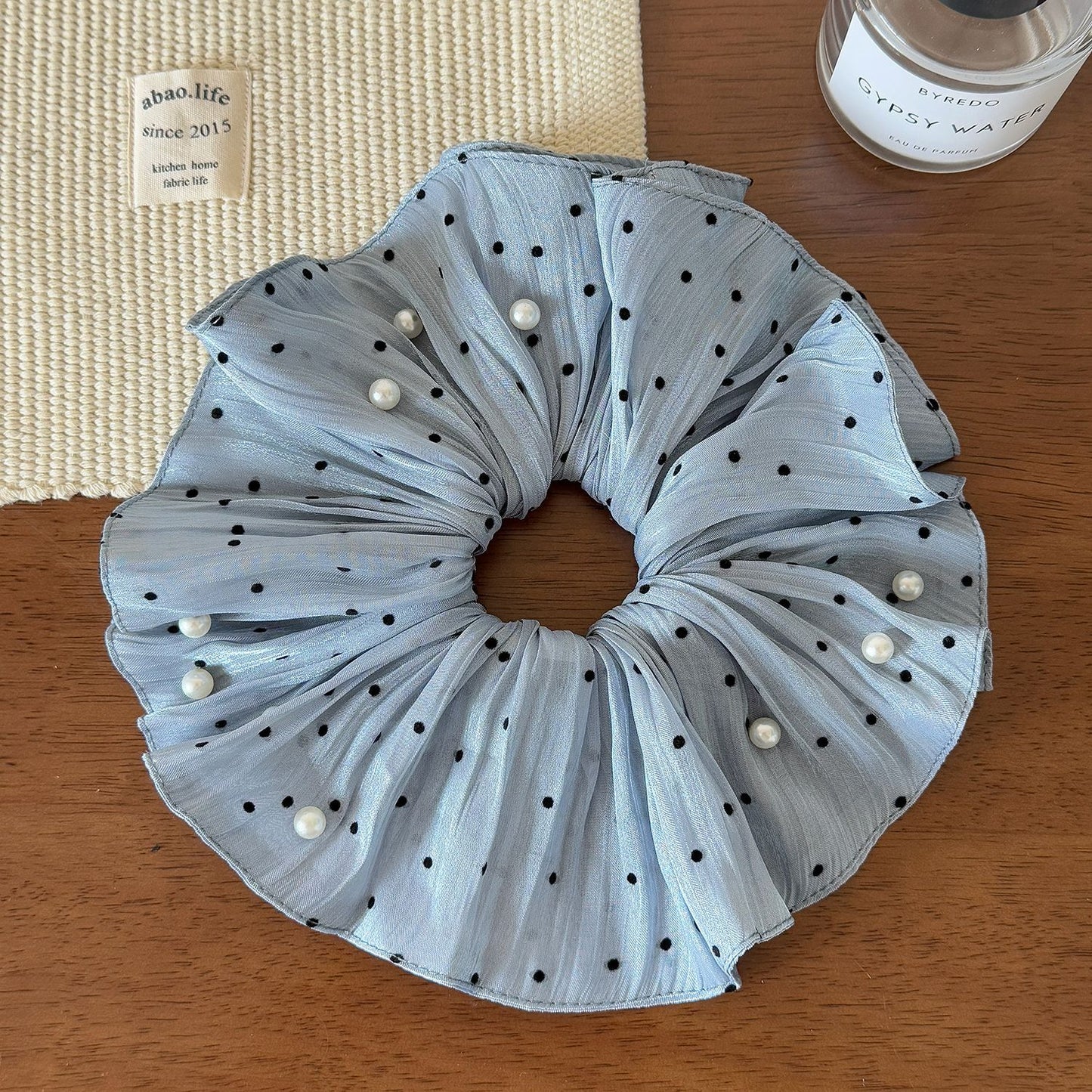 Crystal Polka Scrunchie