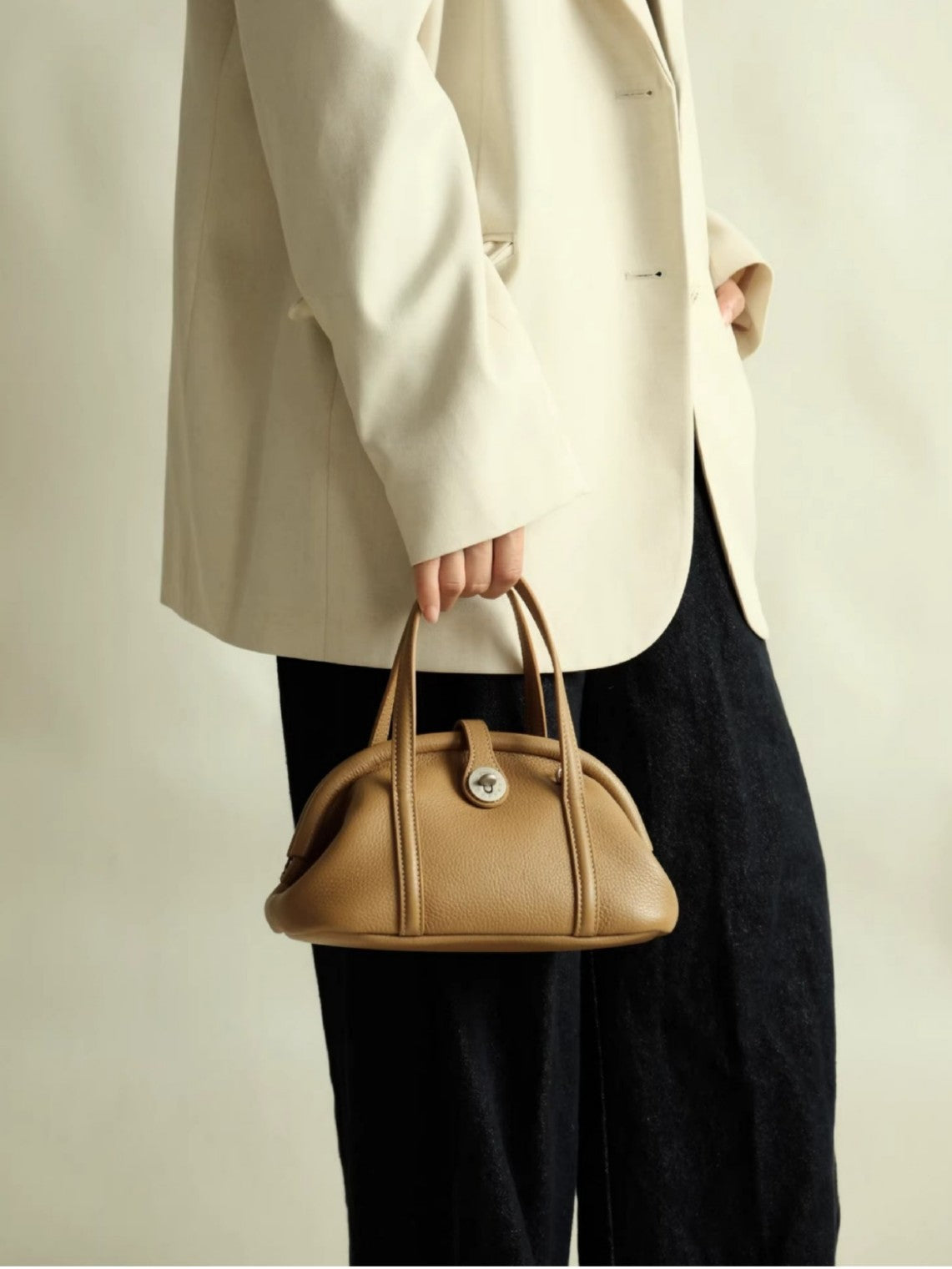 Marvone Vegan Handbag (Brown)
