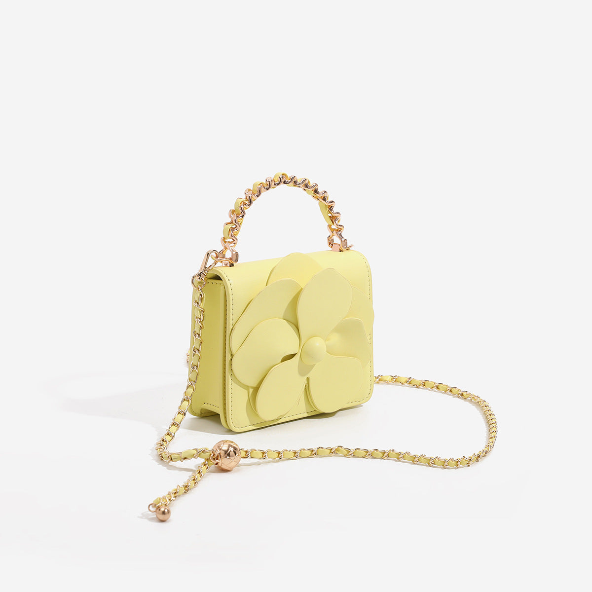 Florivra Vegan Handbag (Yellow)