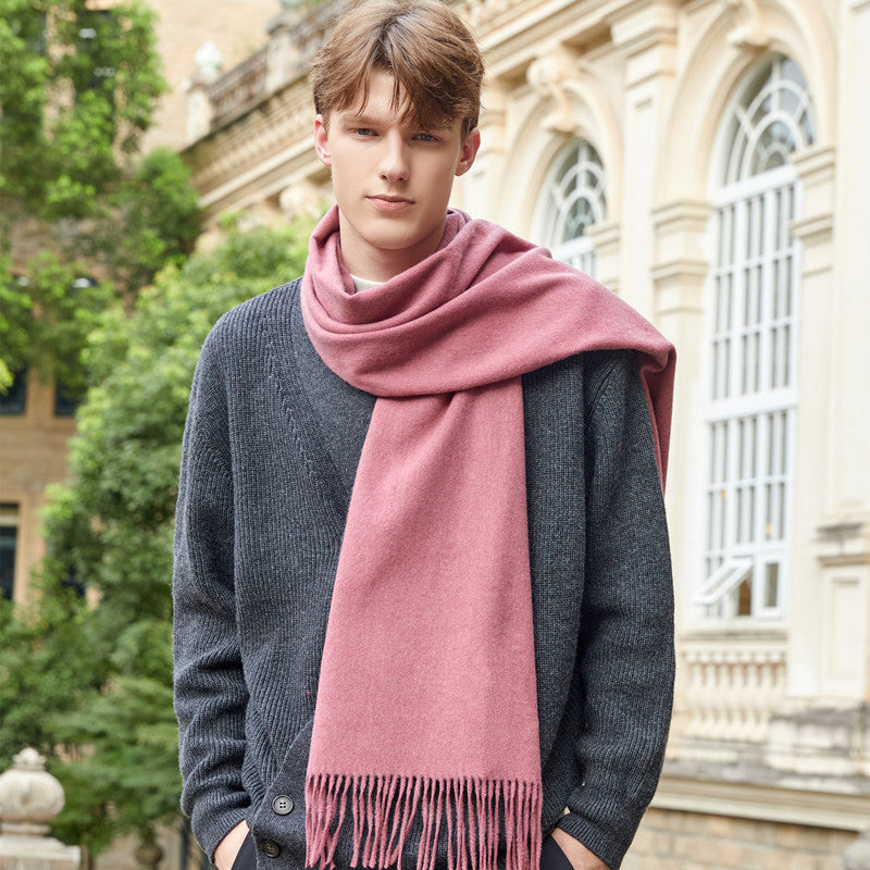 Henric Men's Shawl (Rosewood)