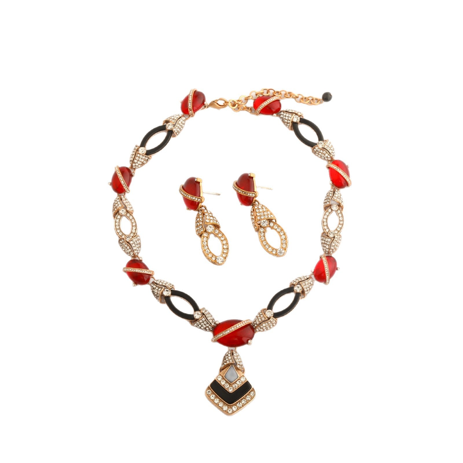 Scarlet Swing Earrings / Necklace