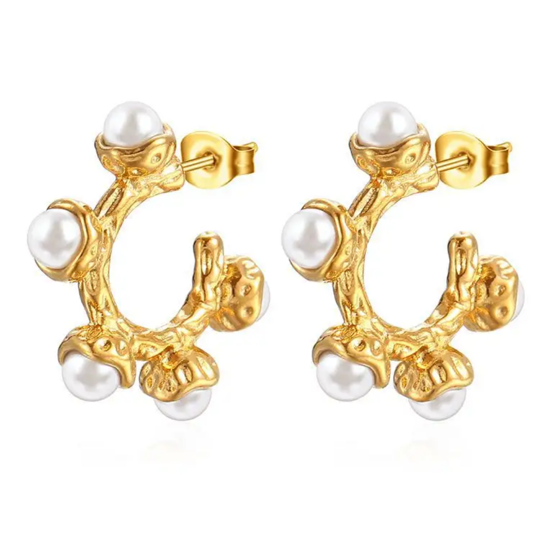 Aurea Pearl SS Earrings