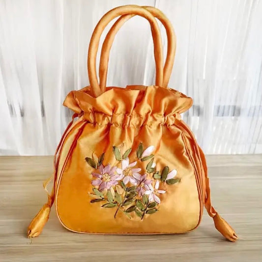 Roselle Gift Pouch (Orange)