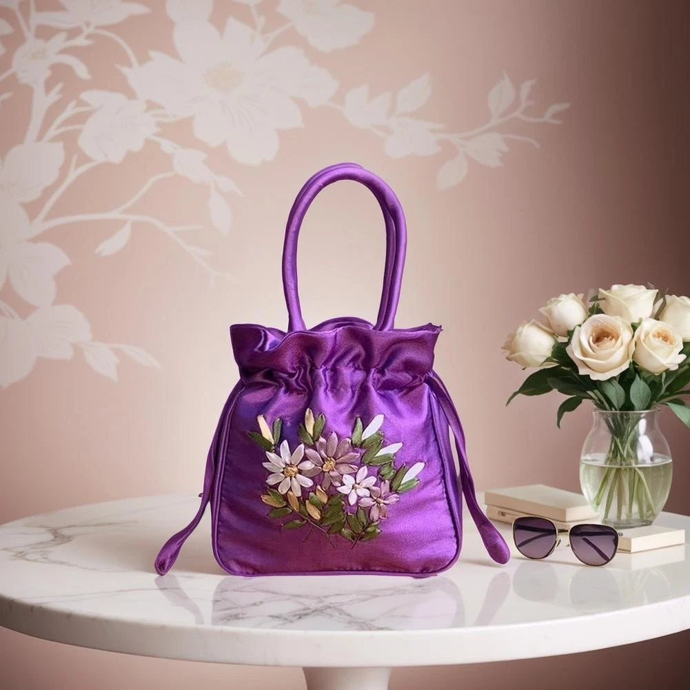 Roselle Gift Pouch (Purple)