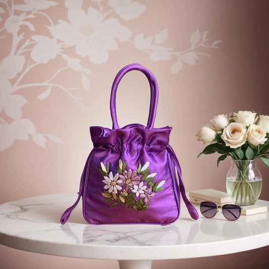 Roselle Gift Pouch (Purple)