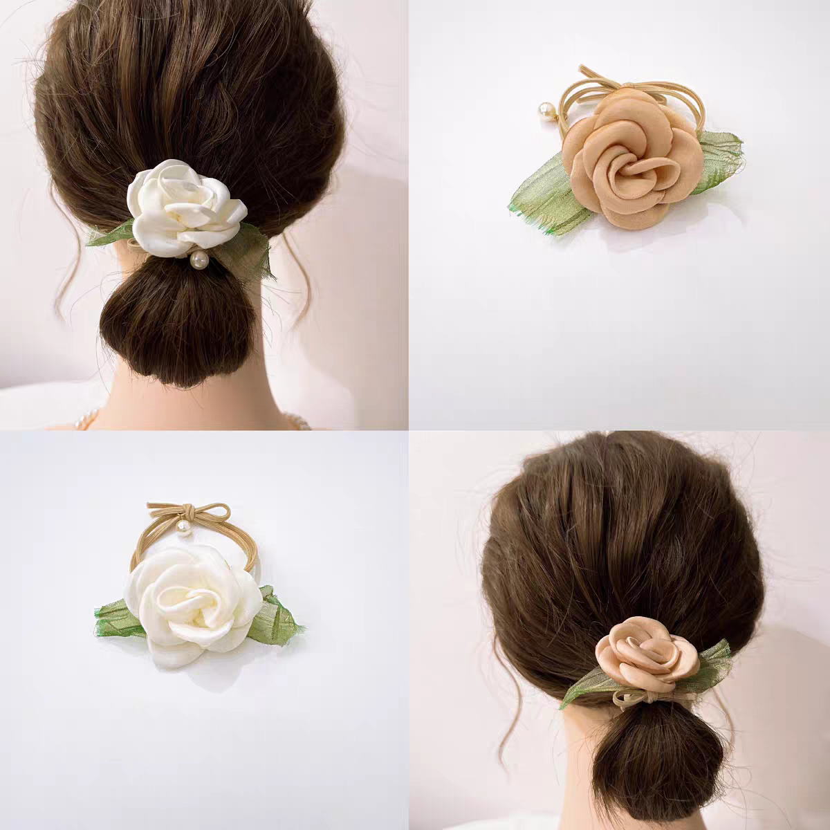 Floral Curl Hair Tie