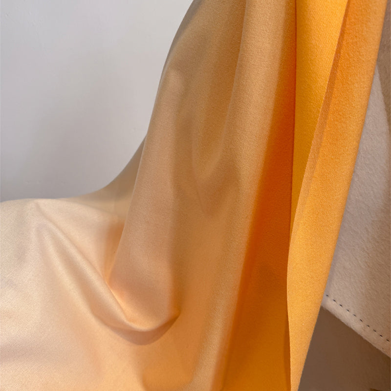 Elaris Mustard Gradient Light Cashmere Shawl