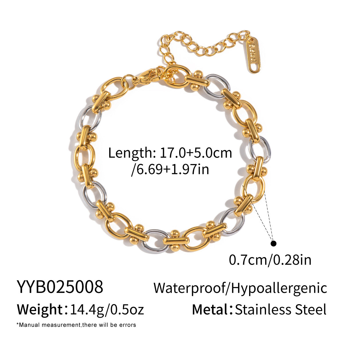 Auric SS Bracelet/Necklace