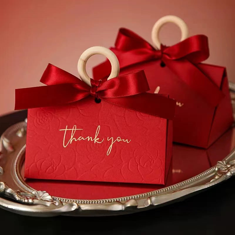 Dove Paper Gift Bag (Red)