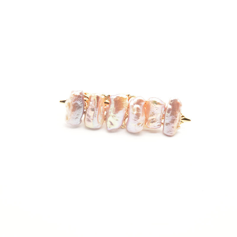 Perlae Real Pearl Barate Hairpin