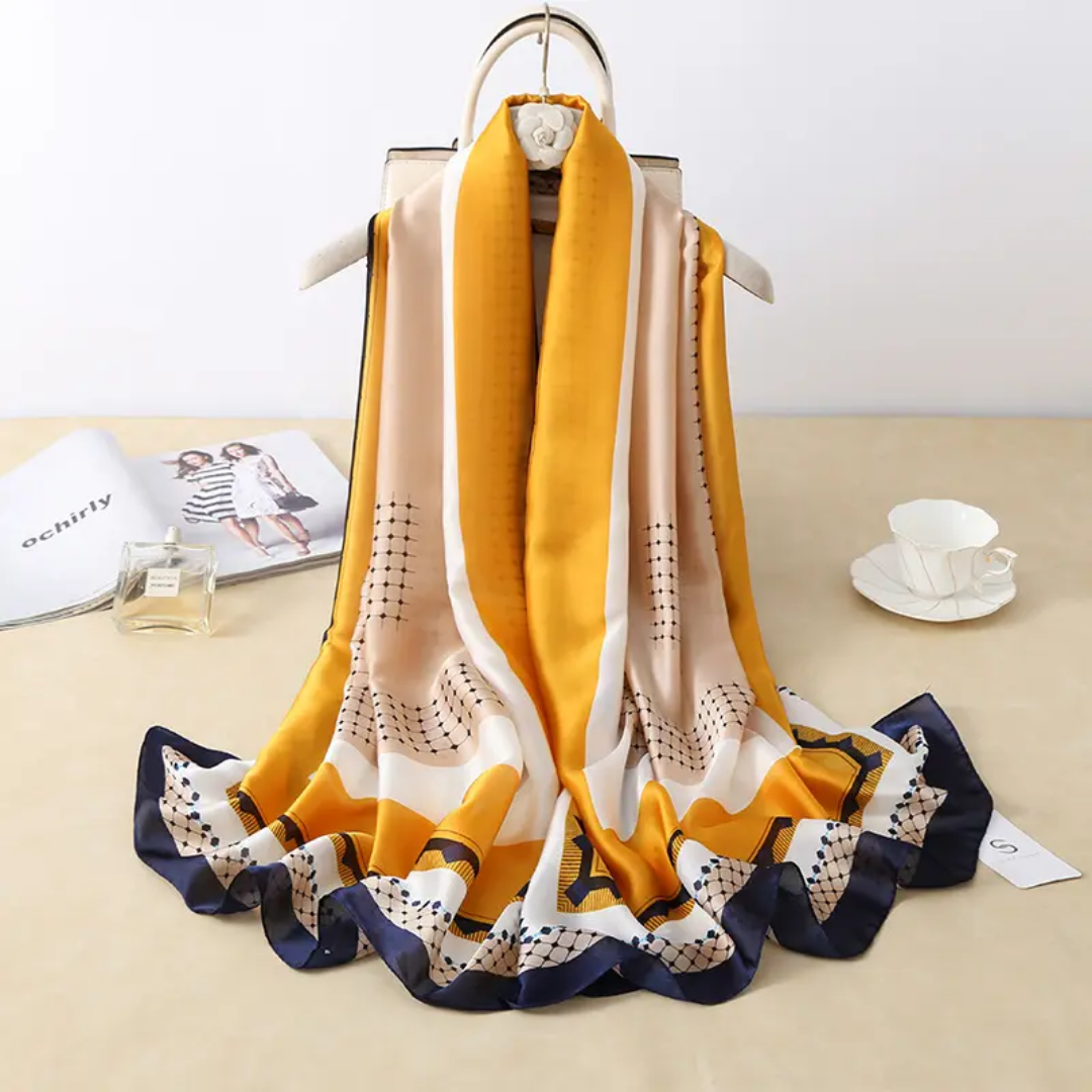 Orange Slush Silk stole