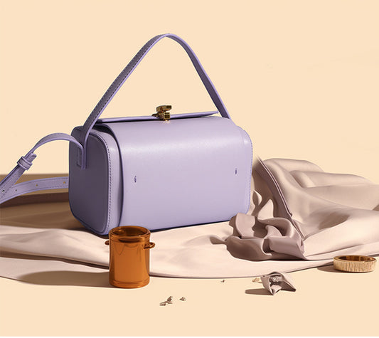 Imperial Box Bag (Light Purple)