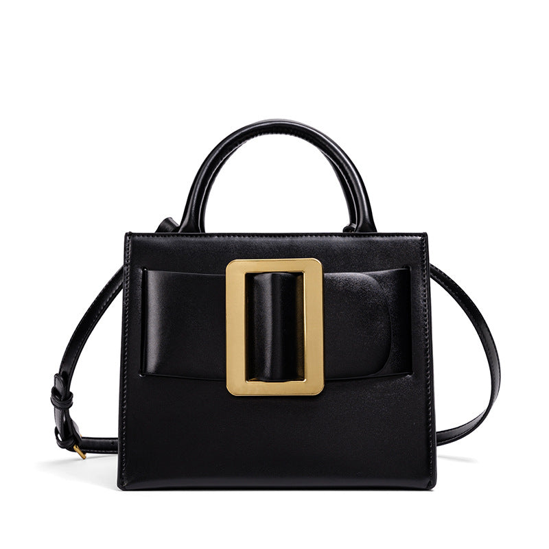 Mirelle Vegan Leather Handbag (Black)