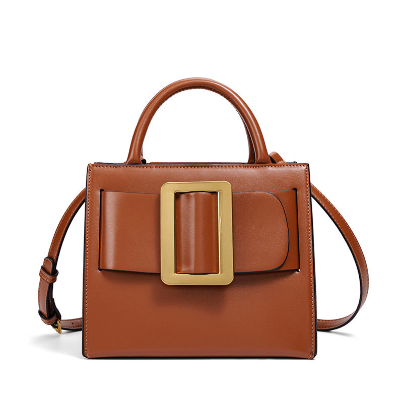 Mirelle Vegan Leather Handbag (Tan)