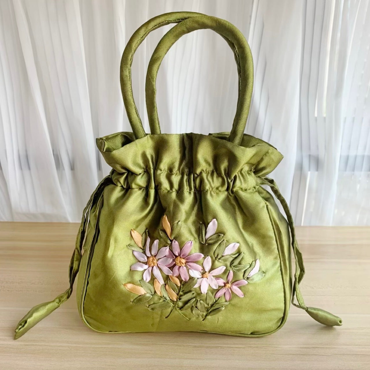 Roselle Gift Pouch (Green)