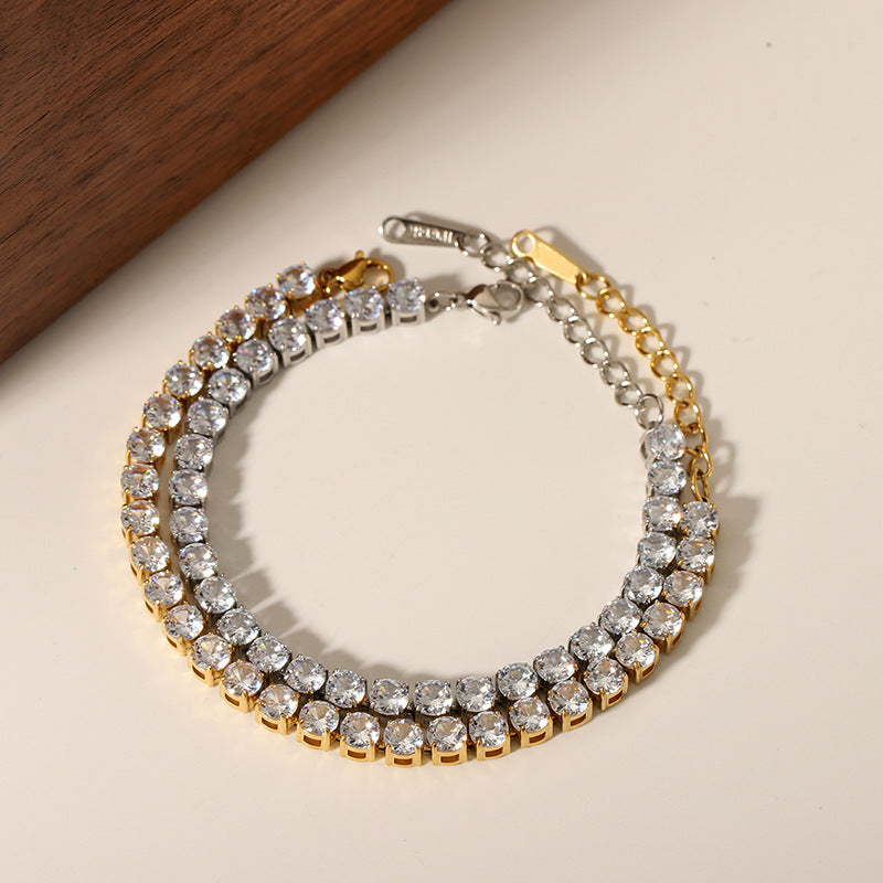 Pureline Diamond SS Bracelet