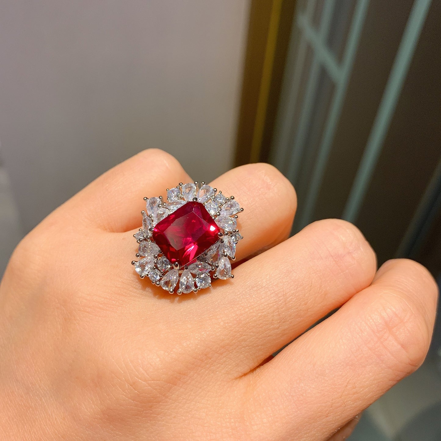 Crownora Zirconia Ring (Adjustable)