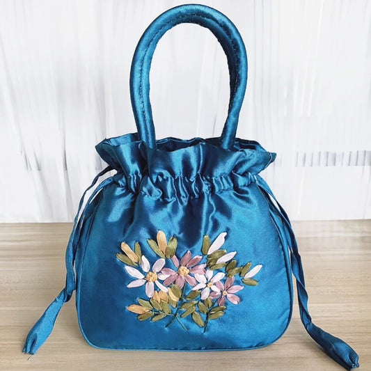 Roselle Gift Pouch (Blue)