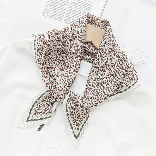 Wild Grace Crincle Silk Scarf (70x70cms)