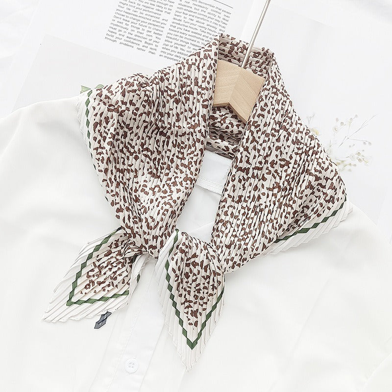 Wild Grace Crincle Silk Scarf (70x70cms)