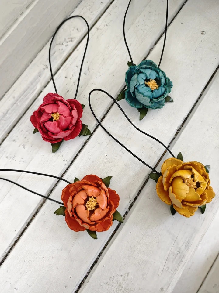 Bloom Drop Genuine Leather Bag Charm