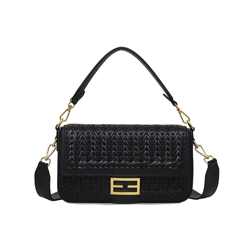 Elaria Vegan Leather Handbag (Black)
