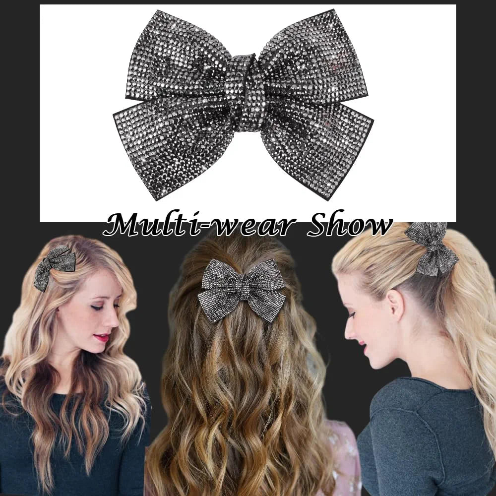 Dusklet Rhinestone Barrette Clip