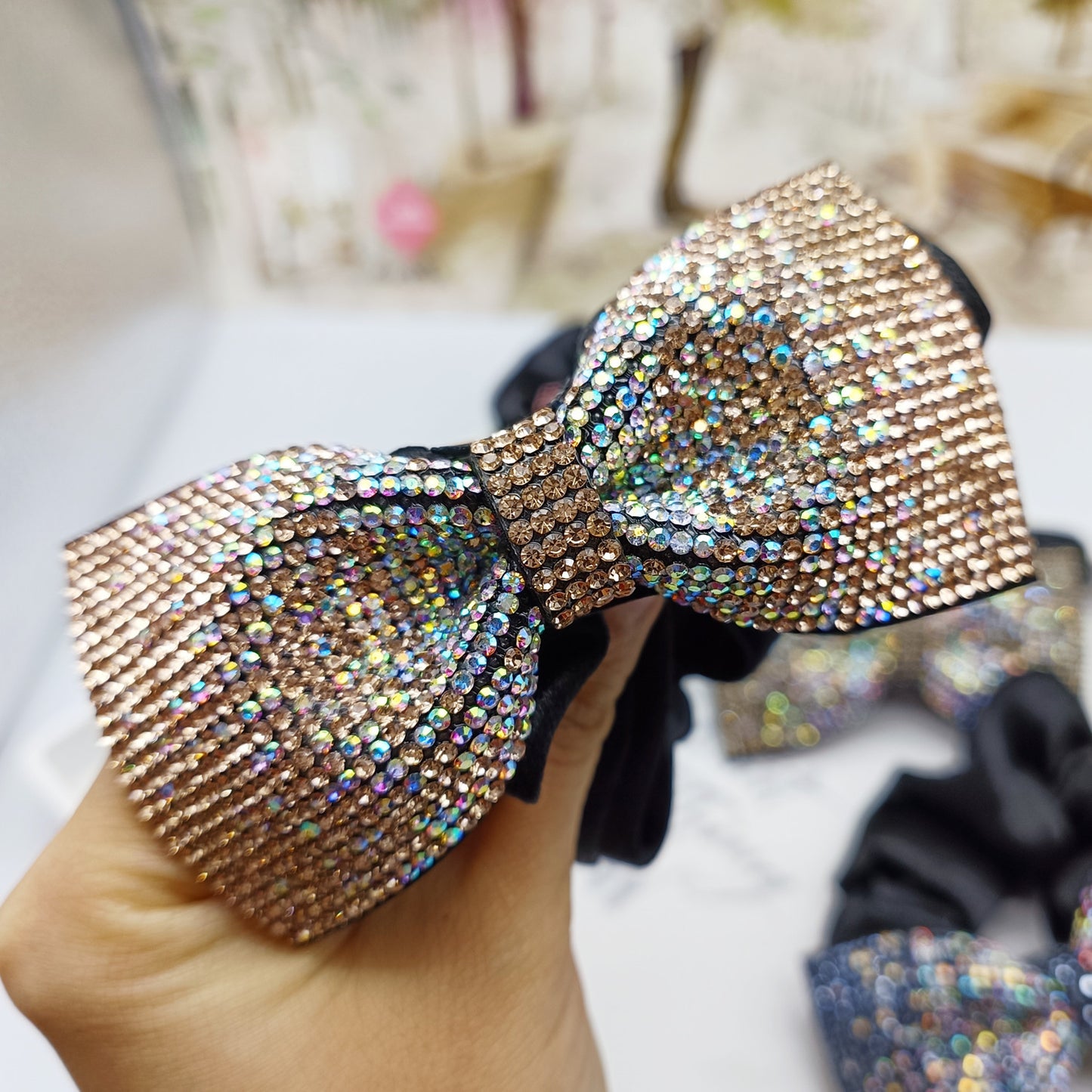 Orvyn Rhinestone Hair Tie