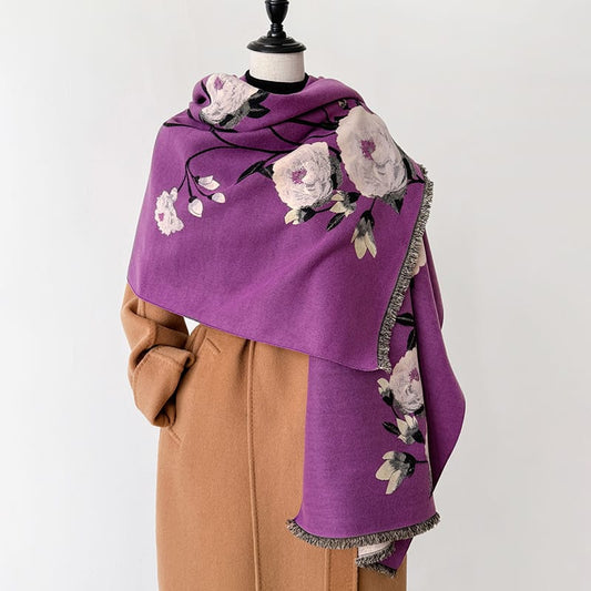 Violet Royalty Shawl