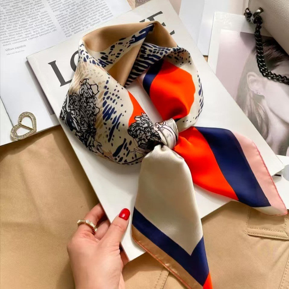 Viperine Silk Scarf (70x70cms)