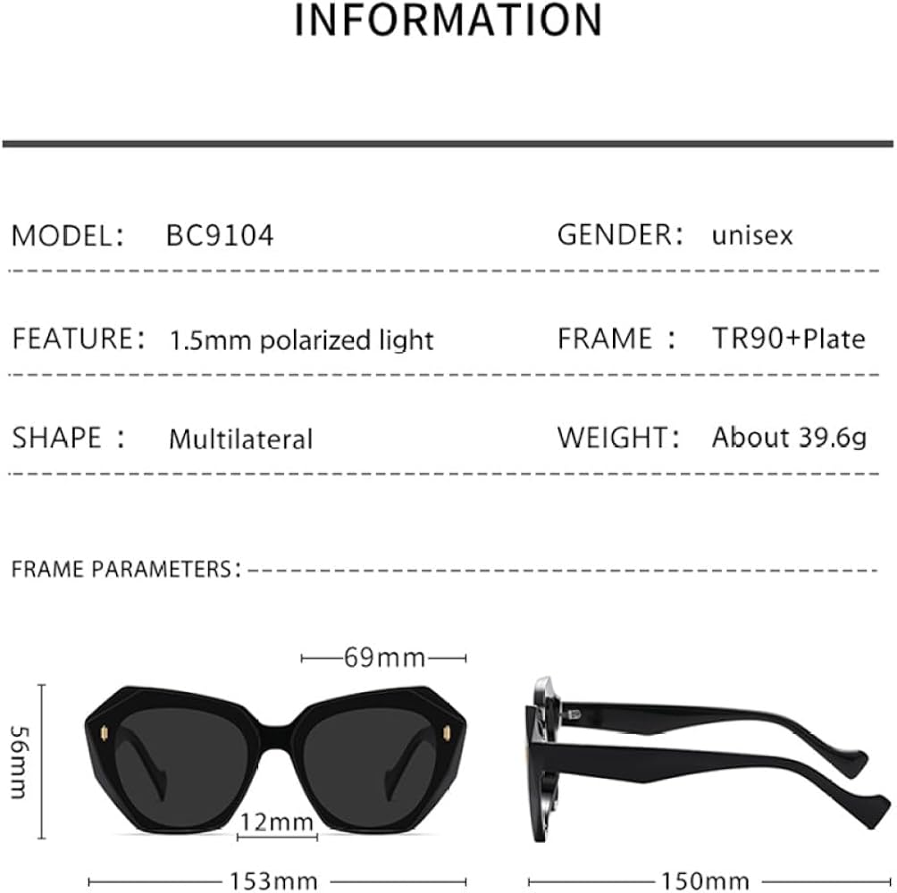 Elan Polarized Sunglasses (Black)