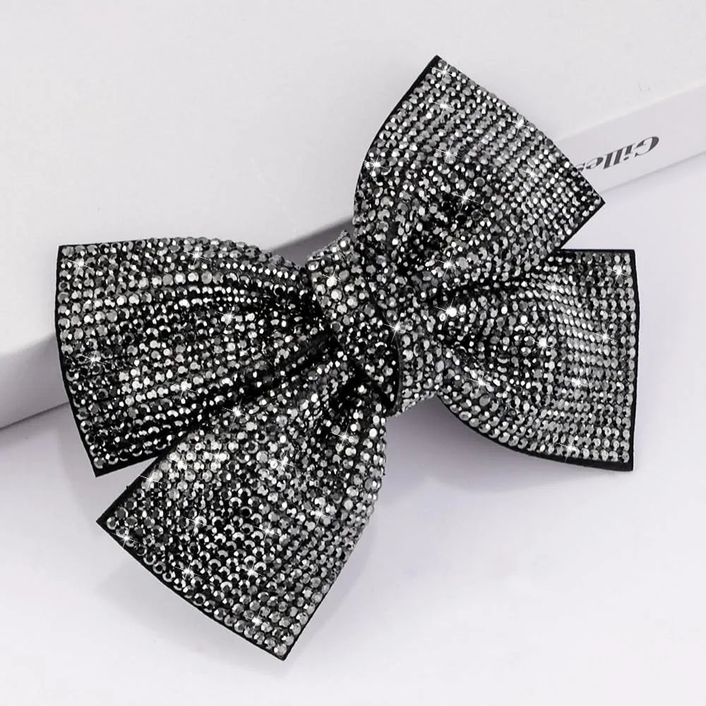 Dusklet Rhinestone Barrette Clip