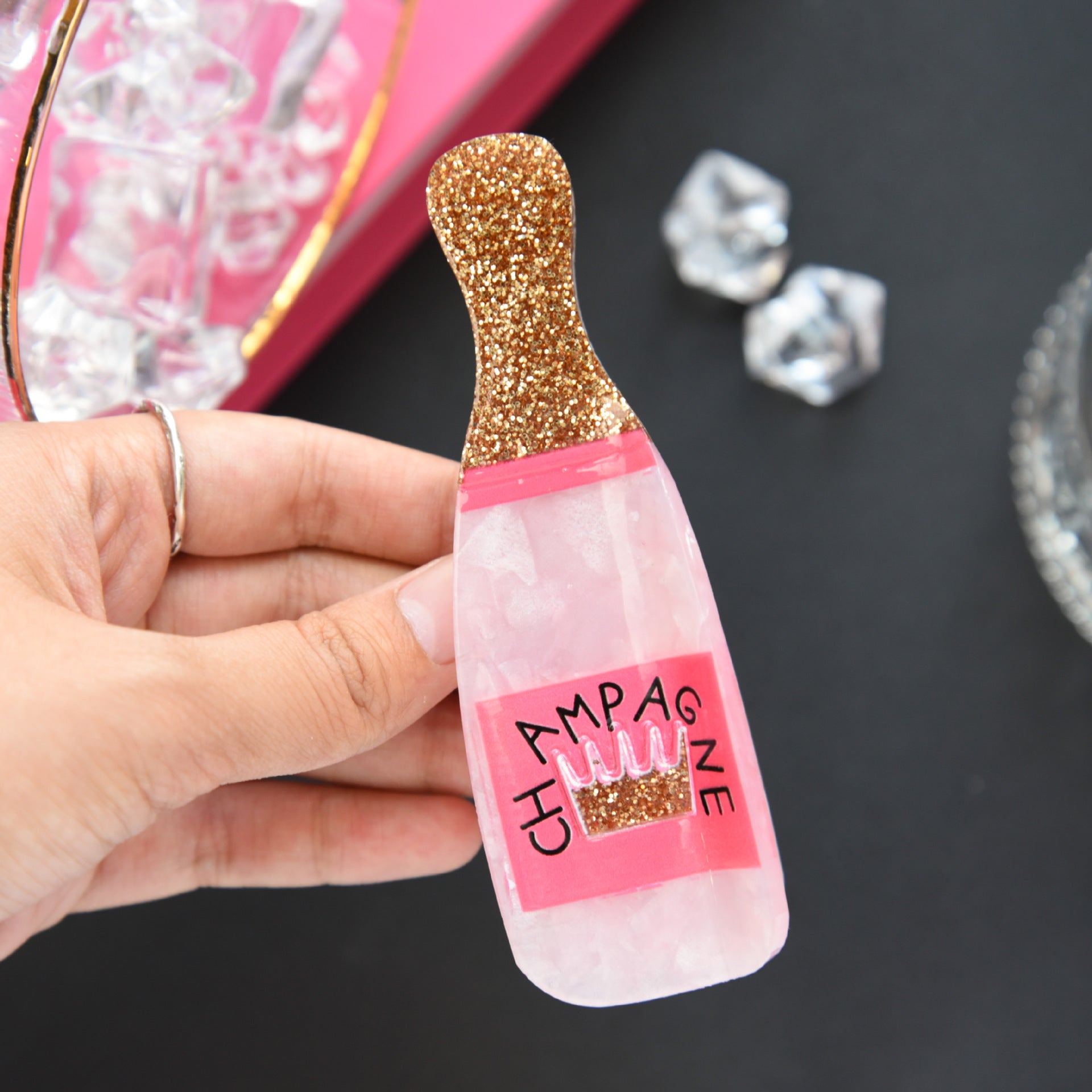 Pink Pop Claw Clip