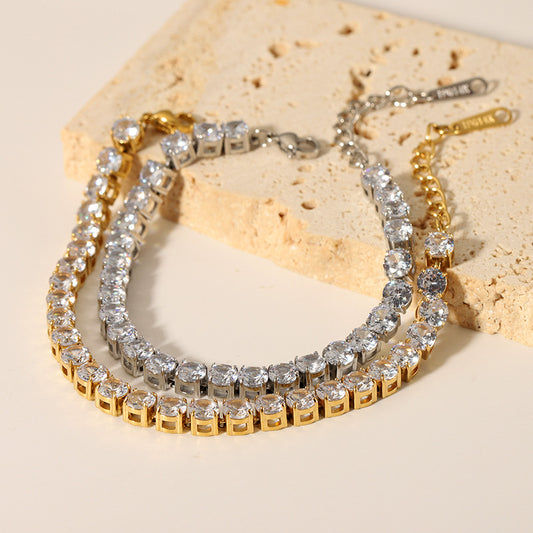 Pureline Diamond SS Bracelet