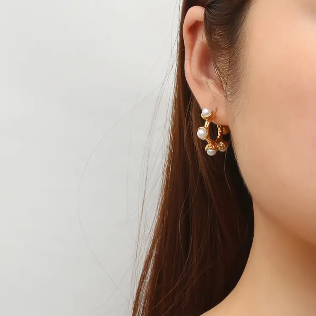 Aurea Pearl SS Earrings