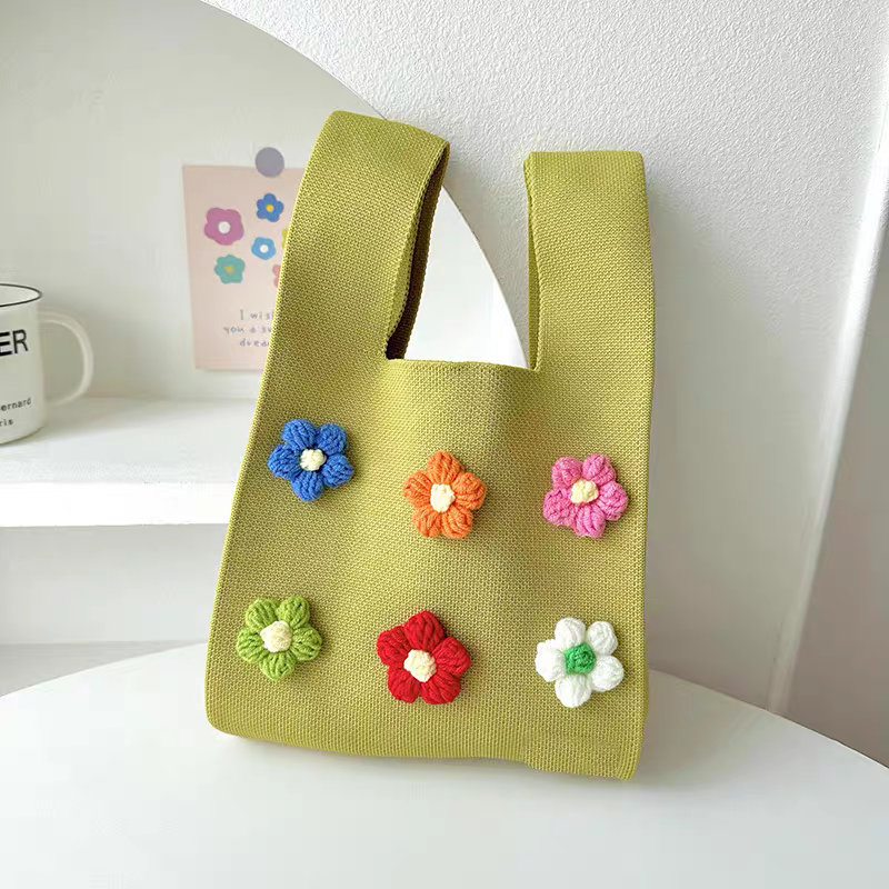 Posha Knitted Gift Pouch (Green)