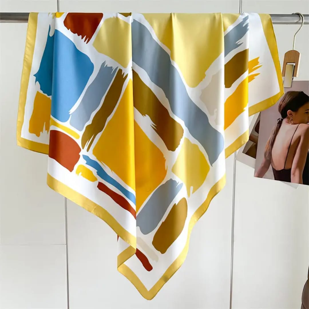 Taya Silk Scarf (90*90cms)
