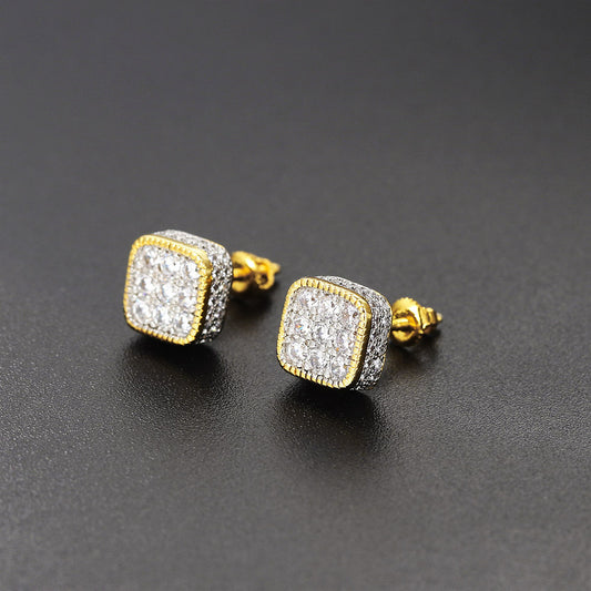 Nivra Zirconia Square Studs