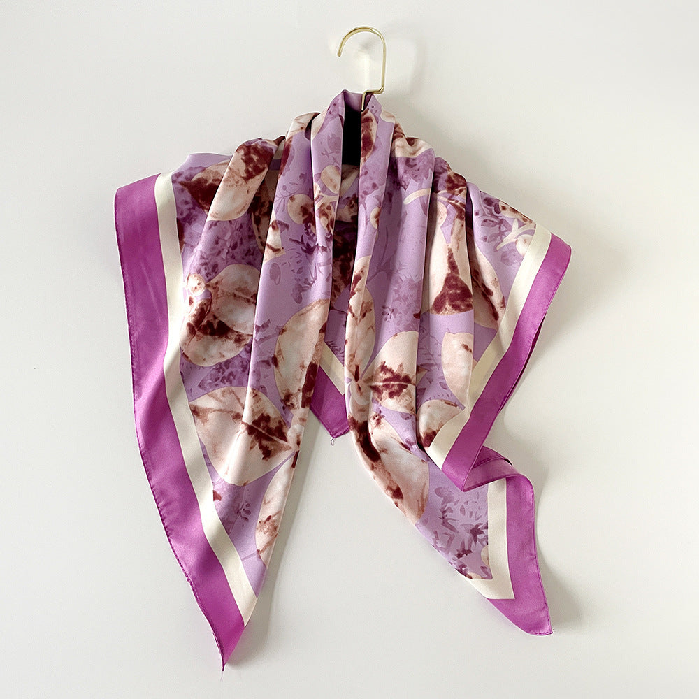 Violaire Silk Scarf (90x90cms)