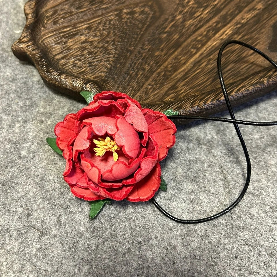 Bloom Drop Genuine Leather Bag Charm