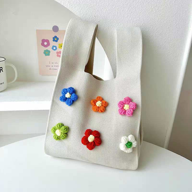 Posha Knitted Gift Pouch (White)