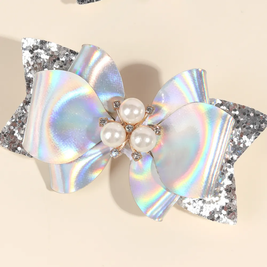 Party Kids Bow Side Pin (Set Of 2)