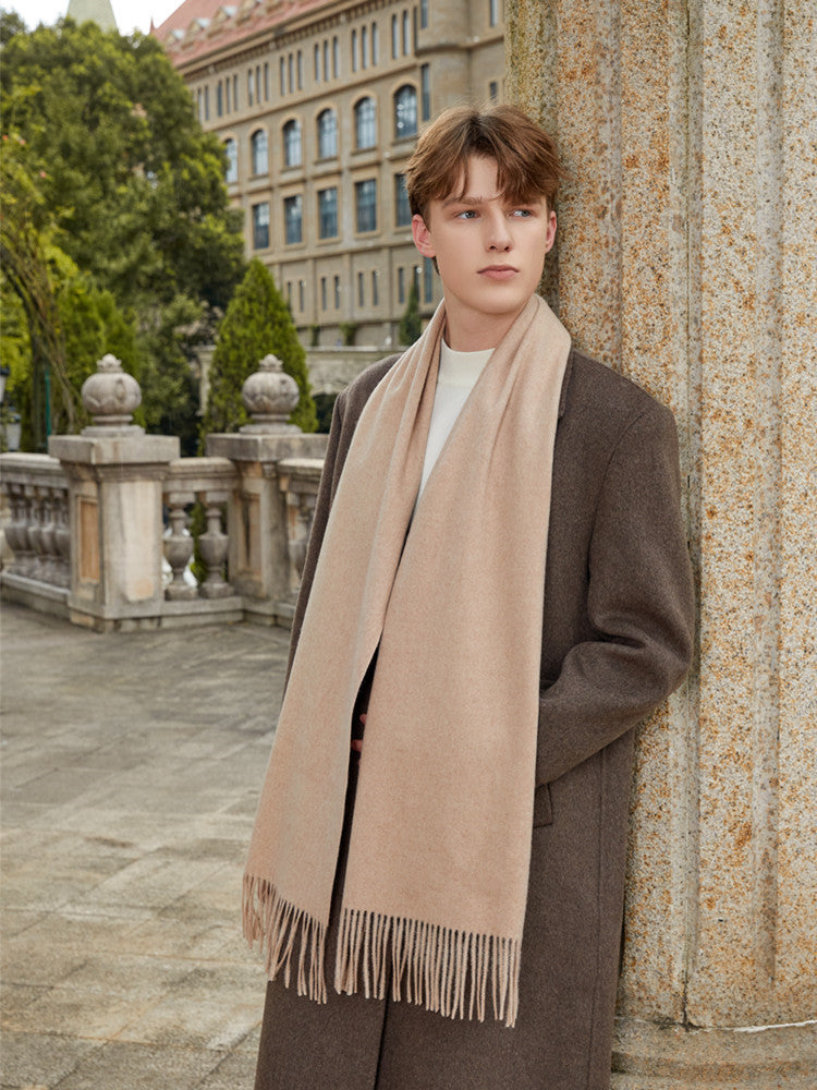 Henric Men's Shawl (Sandstone)