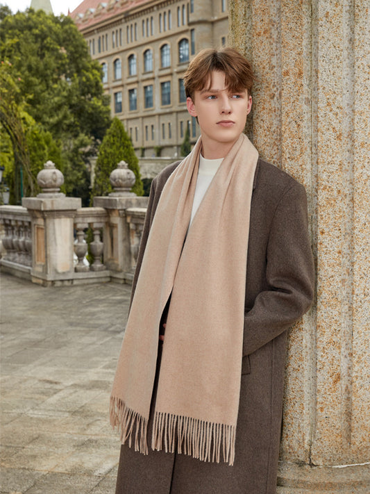 Henric Men's Shawl (Sandstone)