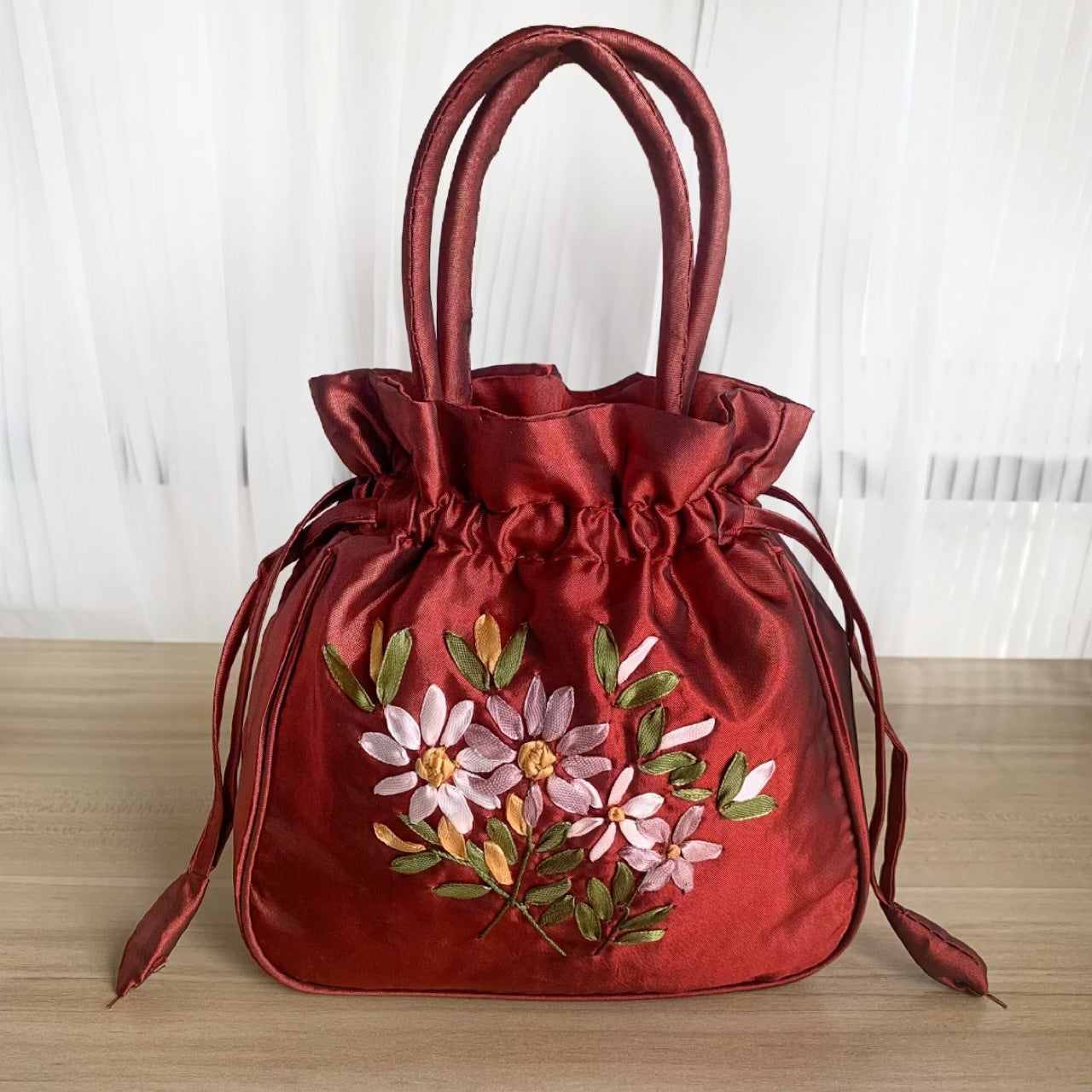 Roselle Gift Pouch (Maroon)
