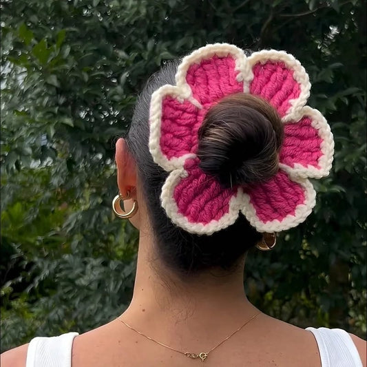 Silvara Crochet Scrunchie