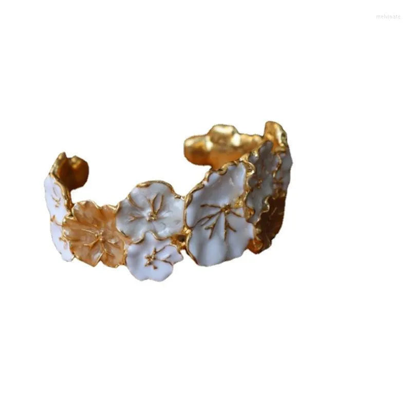 Enamel Cuff Bracelet