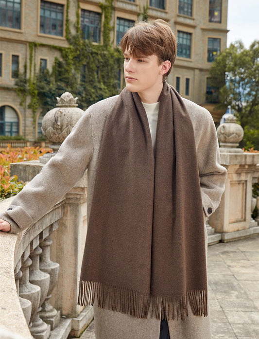 Henric Men's Shawl (Chestnut)